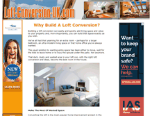 Tablet Screenshot of loft-conversion-uk.com